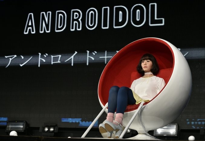 Un androide será el presentador de un programa te TV japonesa