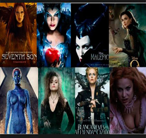 Personajes femeninos – villanas del cine